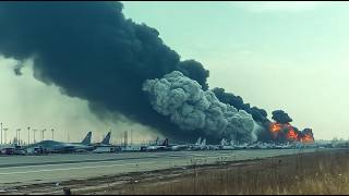 3 MINUTES AGO! First Ukraine's ATACMS missile WIPE OUT 3 Russian TU-22 planes at strategic airfield!