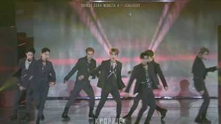 180830 Monsta X Jealousy Fancam 4k 소리바다 어워즈 몬스타엑스 셔누 위주 직캠