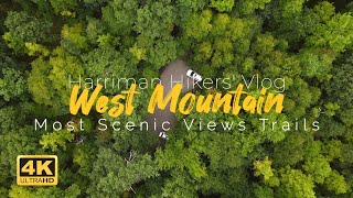 4K 미국 등산 | West Mountain | 2주 만에 다시 찾은 Harriman 주립공원의 뷰 맛집 | 드론 영상 | 트레일 표시 읽는 법