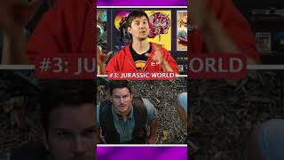 All 6 JURASSIC PARK Films Ranked in 60 SECONDS!! (w/ Jurassic World Dominion) #Shorts