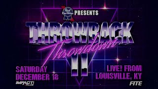 THROWBACK THROWDOWN II | LIVE on Dec 18 | Ultimate Insider Exclusive | JOIN NOW