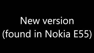 There is an old version and a new version of the Nokia ringtone Brook Nokia ringtone Brook