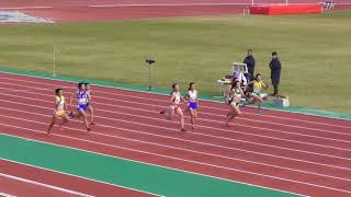 2017京都国公立陸上　女子100mTR決勝2組