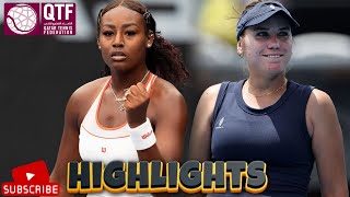 Sofia Kenin vs Alycia Parks Round 2 Highlights | Doha 2025