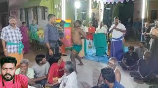 தாயில்பட்டி கோட்டூரில் நடந்த முருகன் பூஜையில் ஆக்ரோசமாக வந்து ஆடிய கருப்பசாமி (வெறித்தனம்)