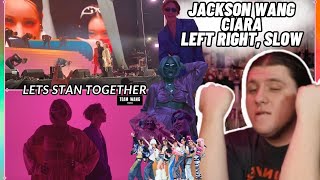 Jackson Wang & Ciara - Slow (Official Music Video) + LEFT RIGHT REMIXX (Coachella 2023) | REACTION