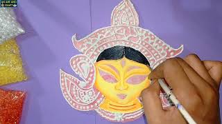 Maa Durga Wall Hanging |Durga Puja Craft Ideas |Diy Maa Durga Wall Hanging |@durgamaadevotee648