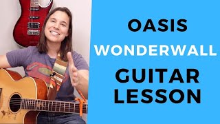 Wonderwall Acoustic Guitar Lesson with Intermediate Strumming Patterns
