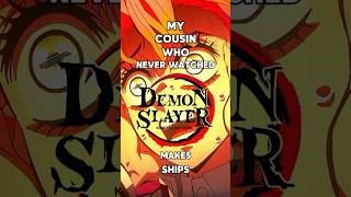 My cousin who never watched demon slayer makes ships#demonslayer#anime#kny#fyp#ships#couple#shorts