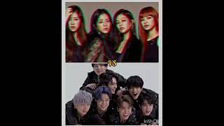BTS v/s BLACKPINK। 💜💖#Jimin#V#Jin#Suga#RM#J Hope#Jungkook#Lisa#Rose#Jisoo #Jennie💖💜