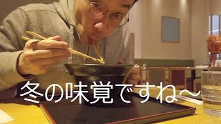 幌加内そば『豊ろ香』で牡蠣そば Japanese Soba-noodle with Oysters