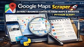 Google Maps Scraper 🚀 Extract Business Contacts from Maps & Websites | Python Script Demo