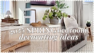 SPRING DECORATE WITH ME 💐 bedroom decorating ideas + TV stand / console styling for spring 2025