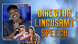 Director Lingusamy Speech | #WhistleSong Launch | The Warriorr | Ram Pothineni | Krithi Shetty | DSP