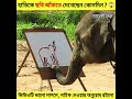 দেখুন হাতিটি 🐘 কিভাবে এত সুন্দর একটা ছবি 🎨 এঁকেছে shorts aloukik