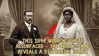 This 1894 Wedding Photo Resurfaced — The Bride’s Hand Reveals a Disturbing Secret