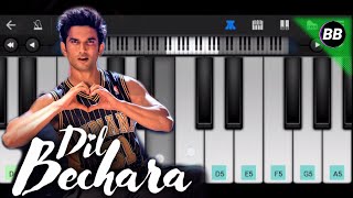 Dil Bechara Title Track - ( Piano Cover) | Susanth Singh Rajputh | BB Entertainment