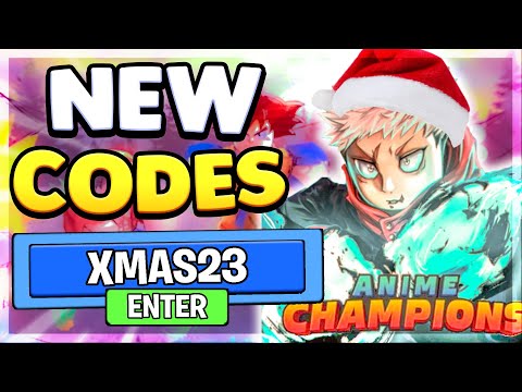 ALL *NEW* ANIME CHAMPIONS SIMULATOR CODES! Roblox Christmas Working Codes In December 2023!
