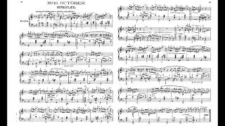 Tchaikovsky Seasons Op.37a 柴可夫斯基 四季 October: Autumn Song 10月 秋天之歌 Octubre otoño Score Sheet 譜 【Kero】