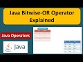 Java Bitwise-OR Operator Explained | Java Tutorial