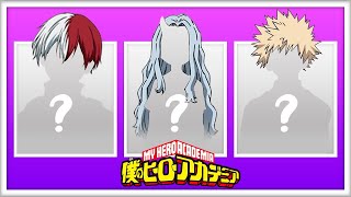 MY HERO ACADEMIA QUIZ | CAN YOU GUESS THE ANIME CHARACTER BY THEIR HAIR? 🎮🤔