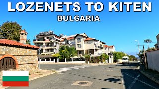 DRIVING from LOZENETS VILLAGE to KITEN TOWN in BULGARIA *COUNTRYSIDE ROUTE* 4K (60fps)