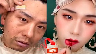Craziest Asian Makeup Transformation 2022 😱 You Won't Believe Your Eyes #shorts 5👍
