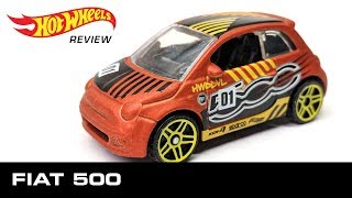 Fiat 500 - Hot Wheels unboxing and review! (Hot hatch diecast car)