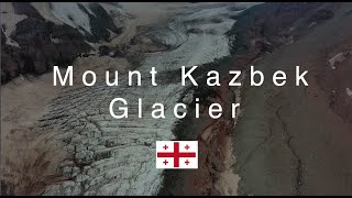 Mount Kazbek Glacier (Georgia), Drone Footage 4K