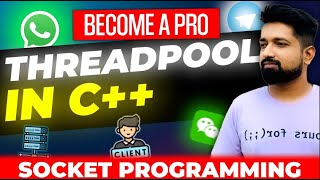 Threadpool implementation in C++ from scratch | Be a pro developer | Must know C++ concepts