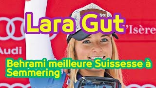 Lara Gut-Behrami meilleure Suissesse à Semmering