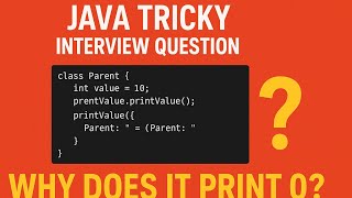 Java Tricky Interview Question | Constructor Chaining & Polymorphism Explained