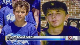 Missing Fort Payne Boys Found | July 27, 2023 | News 19 at 4 p.m.