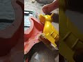 frp moulded duck being removed from die