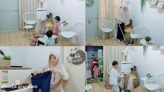 FULL KEGIATAN DI RUMAH, RUTINITAS IRT ANAK 3 #dailyvlog