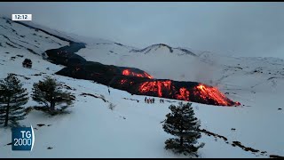 Elba, Terminillo e Etna tra pioggia, neve e lava