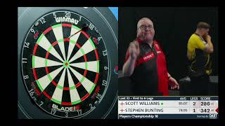 Scott Williams v Stephen Bunting - Last 32 - Players Championship 18