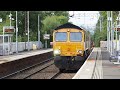 66740 sarah passing bowling with a train from glen douglas mod gbrf to carlisle n y