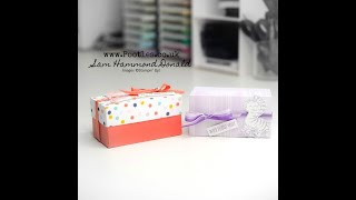 Fun Zany Zebra Rectangular Lidded Box Tutorial