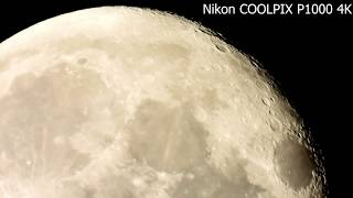 【世界最大コンデジ】Nikon COOLPIX P1000 [ 4K ]  moon