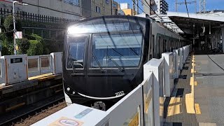 東急田園都市線2020系2132F準急中央林間行き市が尾駅通過(2023/5/7)