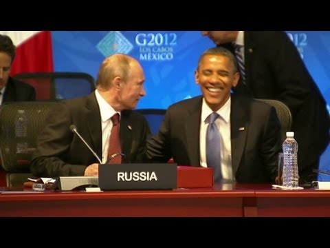 Putin and Obama mock the G20 (2012)