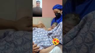 Mother painfull delivery newborn twin baby can't explain😘 💕! #shorts #short #new #baby #mother #mbbs