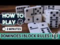 Learn How to Play Dominoes in under 3 Minutes: Unbelievable Results!