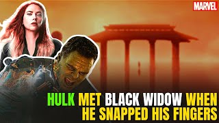 Marvel - Hulk Met Black Widow When He Snapped His Fingers #shorts