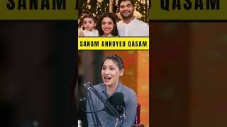 Sanam & Qasam #shorts #sanamjung #hinaaltaf #rjsyedali #podcast #funny #ashortaday #celebrity #drama