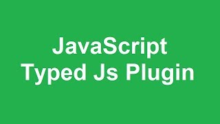 Typing with Typed.js - Simple jQuery Plugin Tutorial - Bangla