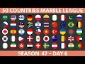 50 Countries Marble Race League Season 47 Day 6/10 Marble Race in Algodoo