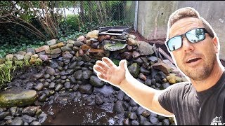 18 Year Old POND Gets a NEW WATERFALL | Cedar Grove, NJ