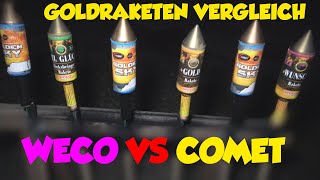 🔥GOLD RAKETEN VERGLEICH WECO VS COMET🔥